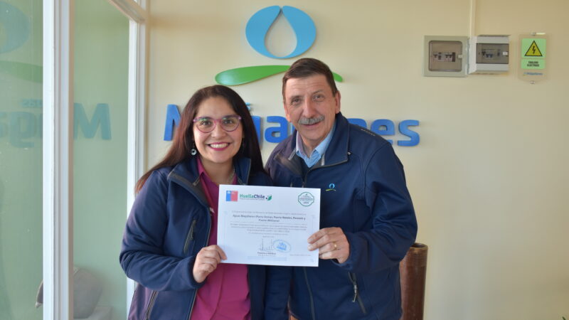 Industria regional y cambio climático: Aguas Magallanes obtiene sello de gestión ambiental HuellaChile