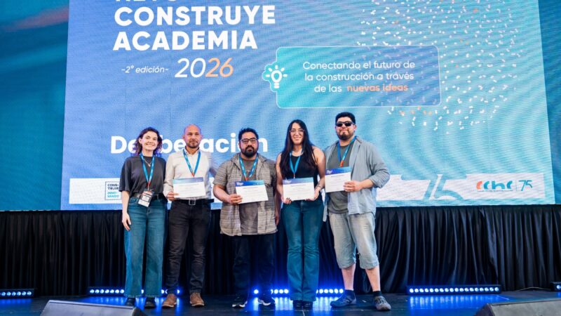 Estudiantes magallánicos presentaron hormigón ecológico en Edifica 2026