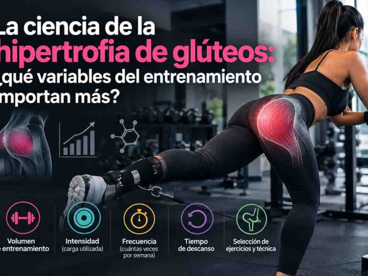 La ciencia de la hipertrofia de glúteos: ¿qué variables del entrenamiento importan más?