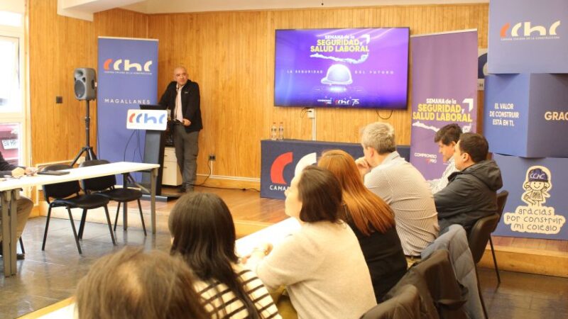 Salud mental e inteligencia artificial marcaron la Semana de la Seguridad y Salud Laboral de la CChC Magallanes.