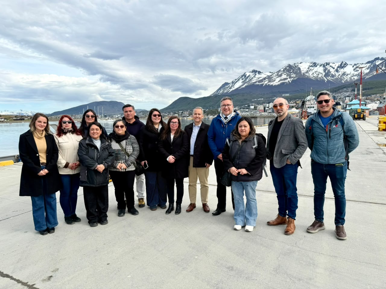 Delegado presidencial de la Provincia Antártica llegó a Ushuaia para participar en aniversario de la ciudad.