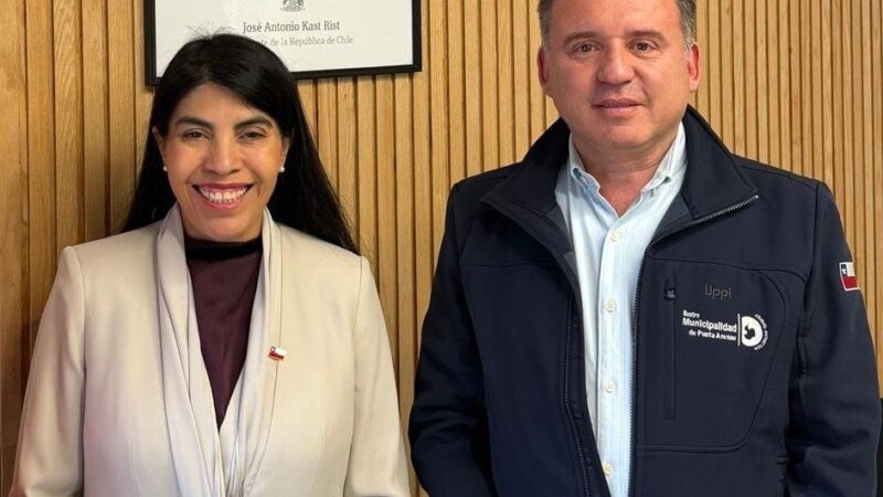 Alcalde Radonich se reunió con ministra Lincolao para fortalecer el rol antártico de la comuna.