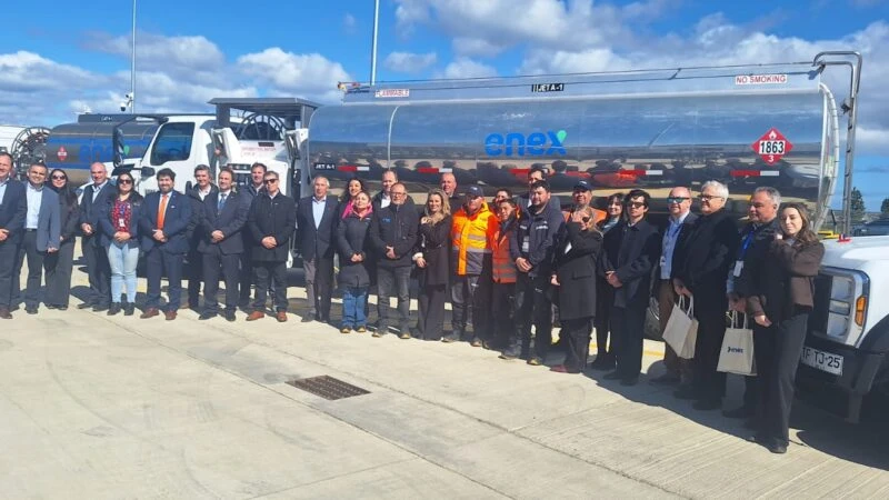 Enex inaugura nueva planta de combustibles de aviación en el Aeropuerto de Punta Arenas.