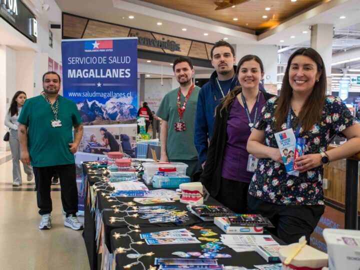 Con intervención en Mall Espacio Urbano de Punta Arenas, Servicio de Salud cerró el Mes de la Salud Bucal.