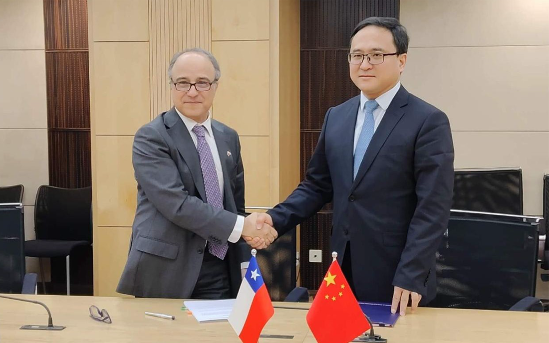 Chile y la República Popular China celebran la 8ª Comisión de Libre Comercio y revisan avances del Tratado de Libre Comercio.