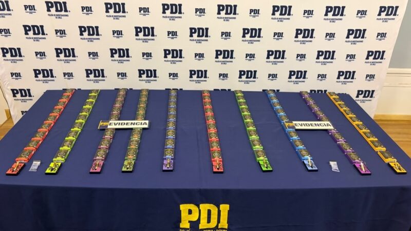 PDI detuvo a un hombre por tráfico de drogas e incautó más de 1,6 kilos de resina de cannabis en Punta Arenas