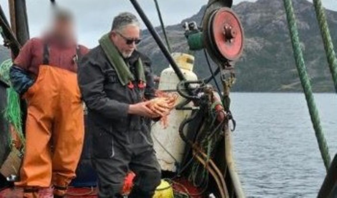 Fiscalizan embarcaciones en operativo contra la extracción ilegal de centolla en Magallanes.