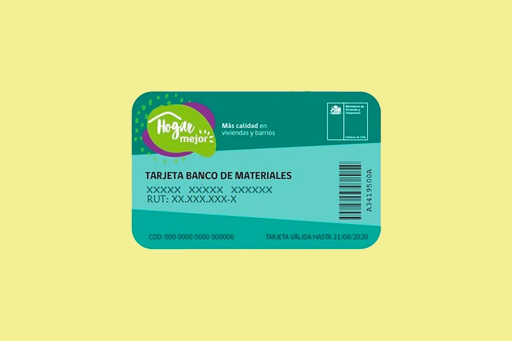 MINVU abre postulaciones a Tarjeta Banco de Materiales “Tu Casa a Tu Pinta”: entrega hasta $1,6 millones para el mejoramiento de viviendas.